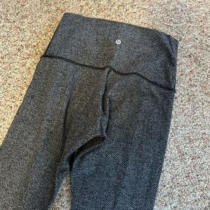 high waisted lululemon patterned leggings
